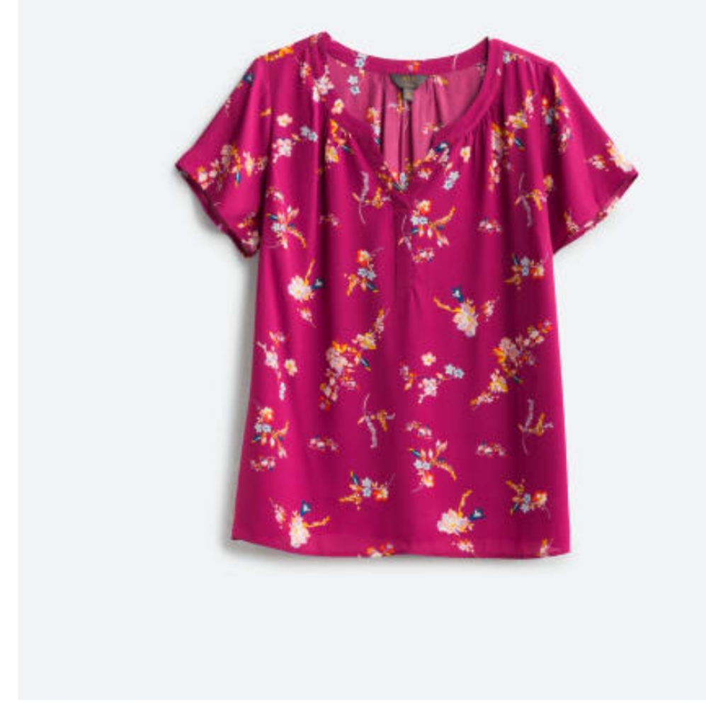 NWT! MIX BY 41 HAWTHORN Minott Vneck Blouse by Stitch Fix Plus Size 3x